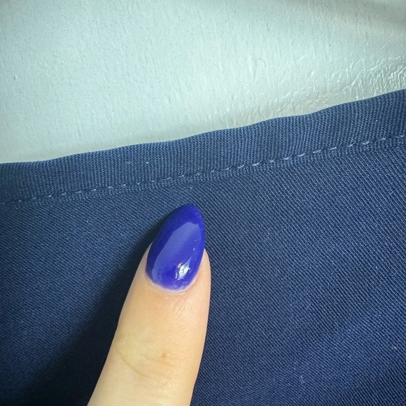 Figs Casma Three-Pocket Scrub Top Navy Blue Size Large - Picture 11 of 11